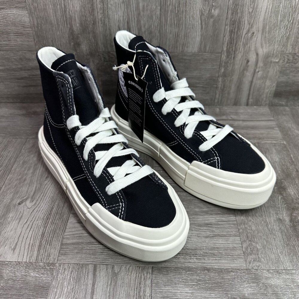 Converse Black and White High-Top Sneakers - Picture 2 of 13